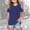 shirts for girls clearance-Dark Blue, variant on RTKFRFLM Kids Cold Shoulder Solid Color T-Shirt Girls Fashion Short Sleeve Open Shoulder Tee Top Summer Basic Cotton Shirt for Children Trendy Cut-Out Shoulder Daily Wear Soft Outfits