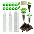 thumbnail image 1 of 121pcs Hydroponic Garden Accessories Pod Kit Including Grow Baskets Transparent, 1 of 4