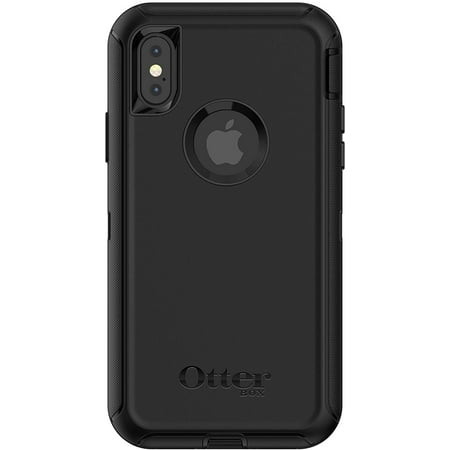 OtterBox Defender Series Protective Case (No Holster) Screenless Edition for iPhone Xs & iPhone X - Non-Retail Packaging - Black