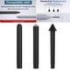 thumbnail image 5 of 3 piezas Stylus Pen Tip  2H H Puntas de lápiz táctil de escritura suave para Surface 5 6 7 Book Reemplazo de repuesto Negro Hugo  Punta de bolígrafos táctiles para tabletas, 5 of 8