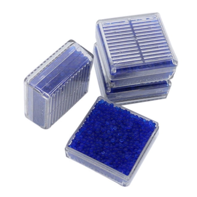 Reusable Silica Gel Desiccant Dehumidifier Box Moisture Absorbing Beads-blue-