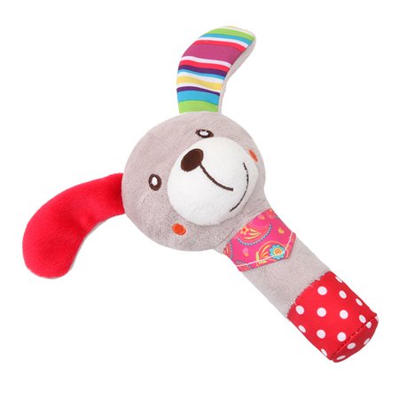 Baby Rattle Plush Toy Kids Baby Plush Soft Animal Handbell Rattles