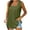 Tank Tops for Women Plus Size-Army Green, variant on Homenesgenics Tank Tops for Women Women's Fashion Solid Color Square Neck Comfortable Loose T-Shirt Sleeveless Blouse Casual Tops Pink XXL