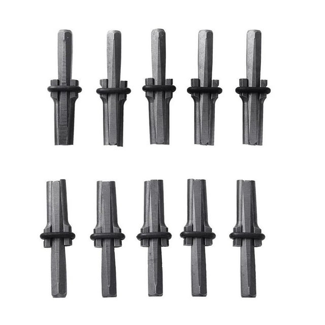 Ruibeauty 10 Sets 5/8 Inch Plug Wedges and Feather Shims Rock Stone Splitter Hand Tool 16mm