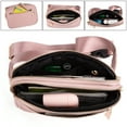 thumbnail image 4 of UTO Fanny Packs for Women Nylon Waterproof Waist Bag Purse Fashion Crossbody Belt Bag for Traveling(Pink), 4 of 7