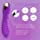 thumbnail image 5 of Vibrador Juguetes sexuales para mujer, Consolador vibrador con 20 modos de vibración, Estimulador de clítoris recargable para adultos Placer sexual sensorial Púrpura JAMW Sencillez, 5 of 5