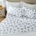 thumbnail image 2 of Market & Place Alpine Printed 100% Cotton Flannel Sheet Set, King, Grey Bears, 4-Pieces, 2 of 5