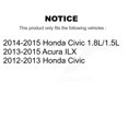thumbnail image 2 of Front Suspension Ball Joint and Tie Rod End Kit for Car Honda Civic Acura ILX - Left Right Side (Driver Passenger) K72-100893, 2 of 2