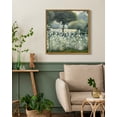 thumbnail image 6 of Drsoum Vintage Forest Landscape Canvas Wall Art 16x16in Natural Framed Pond Classic Wall Prints Modern Farmhouse Kitchen Bedroom Office Decor, 6 of 7
