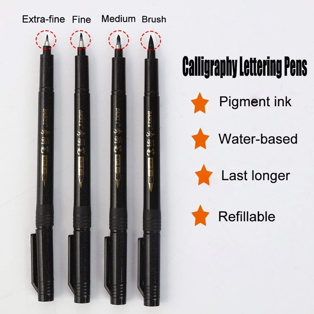 Cadorn 2.5ml Baoke Soft - Tip Calligraphy Pen, Art & Sign - In Brush Pen, Small - Tip Calligraphy Tool