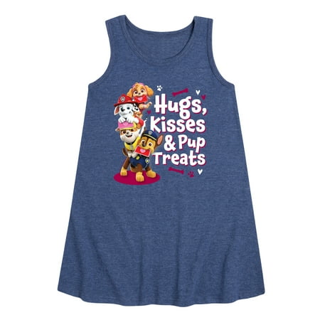 

Paw Patrol - Hugs Kisses Pup Treats - Toddler and Youth Girls A-line Dress