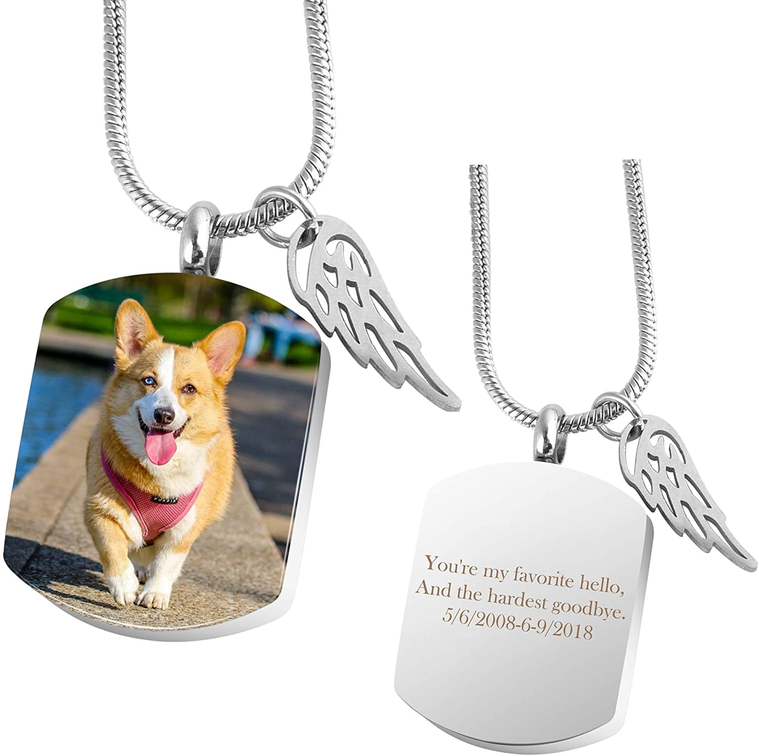 necklace for ashes dog