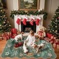 thumbnail image 5 of 4x6 Living Room Area Rugs: Washable Farmhouse Kitchen Floral Rugs Non-slip Small Cute Bedroom Carpet Non-shedding Floor Mat For University Dormitory Decorative Rugs(4x6 Floral/green), 5 of 8
