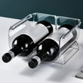 thumbnail image 1 of Organizador de vino Jadeshay soporte de Plástico apilable para botellas, 1 of 12