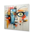 thumbnail image 2 of Designart "Modern Robot Pop Art wall art III" Abstract Metal Art Print, 2 of 5