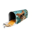 thumbnail image 5 of Naloa Funny Swimming Chihuahua Mailbox Covers Magnetic Post Box Cover Post Letter Box Cover Garden Decor-21x18 in, 5 of 8