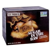 Limited Edition Sugar In The Raw Natural Cane Turbinado Sugar 4.5 g. (1 Pack 500ct)