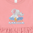 thumbnail image 4 of Inktastic My Meme Loves Me Girls Baby Dress, 4 of 5