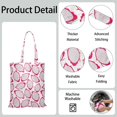thumbnail image 5 of Cute Pink Pitaya Canvas Tote Bag – Reusable Grocery Bag with Tropical Dragon Fruit Print & Kawaii Art Design for Exotic Fruit Lovers, 5 of 7