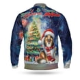 thumbnail image 2 of Merry Christmas and Happy New Year Santa Collie Holiday Xmas Winter 2025 All Over Print 3D Baseball Jacket Collie Dog Lover Gifts Idea Bomber Jacket Softball - 00024, 2 of 6