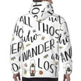 thumbnail image 7 of Goofa Not All Those Who Wander Are Lost 3 for Men's Hooded Sweatshirt - Lightweight Pullover Hoodie with Kangaroo Pocket, Perfect for Everyday Wear-X-Large, 7 of 7
