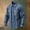 #069-Blue, variant on Mens Casual Long Sleeve Shirt Vintage Camo Print Lapel Regular Fit For Outdoor Daily Leisure