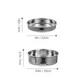 thumbnail image 2 of 1 Ensemble de Plateau Vapeur Ménager Plateau Vapeur de Cuisine Support de Cuisson Vapeur, 2 of 8