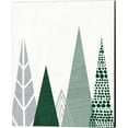 thumbnail image 3 of Great Art Now Geometric Forest Green Gray by Michael Mullan 2 Piece Canvas Art Set Each 12"W x 15"H, 3 of 3