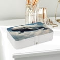 thumbnail image 6 of Whale Premium PU Leather Jewelry Box Organizer with Removable Compartment and Portable Bracelet Holder, 6 of 6
