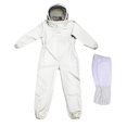 thumbnail image 2 of Chaqueta de apicultura Traje de protección de apicultura Mono con guantes Apicultor Guantes de manga XL, 2 of 7