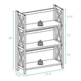 thumbnail image 4 of Librería Casual Home Montego con 3 estantes, blanca, 70 cm de ancho, 4 of 5