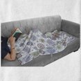 thumbnail image 6 of Winter Soft Flannel Fleece Throw Blanket, Pastel Colored Detailed Floral Snow Blizzard Pattern, Cozy Plush for Indoor and Outdoor Use, 50" x 60", Multicolor, by Ambesonne, 6 of 6