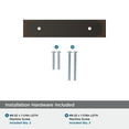 thumbnail image 5 of Amerock Maymont 3 inch (76mm) Center-to-Center Rectangle Oil-Rubbed Bronze Cabinet Pull Backplate, 5 of 7