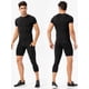 thumbnail image 3 of Men One Leg Leggings For Basketball Side Pockets Fitness Training Single Leg Tights, 3 of 5
