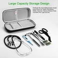 thumbnail image 5 of 【2025 NEW】Opoway Stethoscope Case For Nurses, Travel Case For Stethoscope Littmann Classic , Diagnosis Of Iv Cardiology, Acoustic Stethoscopes Of Mdf, Additional Space For Nurse Accessories Case Only, 5 of 7