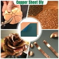 thumbnail image 5 of Ydlbay Copper Sheet Metal,4" x 6"-20 Gauge(0.8mm) Thickness,99.9% Pure Copper Plates for DIY, Jewelry, Electrical, Repair, Industrial(2 Pcs）, 5 of 5