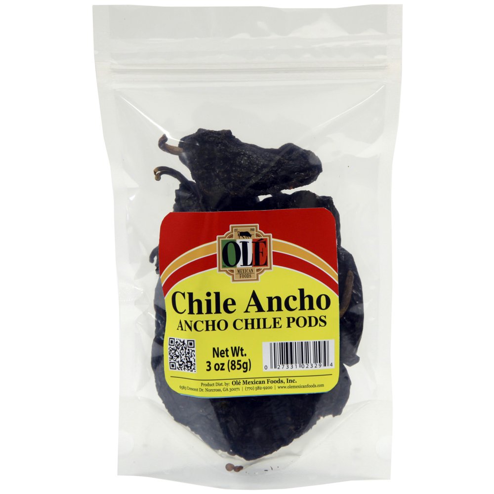 Ole Ancho Chile Pods, 3 oz
