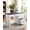 White black tabletop, variant on Gaderth Farmhouse Executive Desk with File Cabinet & Storage Drawers, Space-Saving Small Home Office Desk for Bedroom
