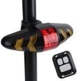 thumbnail image 3 of Luz trasera para bicicleta con intermitentes, recargable por USB, LED ultrabrillante, advertencia de seguridad, luces de freno inalámbricas, 3 of 5