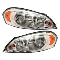 New Pair Of Headlight Compatible With Chevrolet Impala Limited Ls Ltz Lt Sedan 2014-2016 by Part Number 25958360 25958359 GM2503261 GM2502261