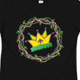 thumbnail image 4 of Inktastic Mardi Gras King or Queen Bead Crown Boys or Girls Toddler T-Shirt, 4 of 5