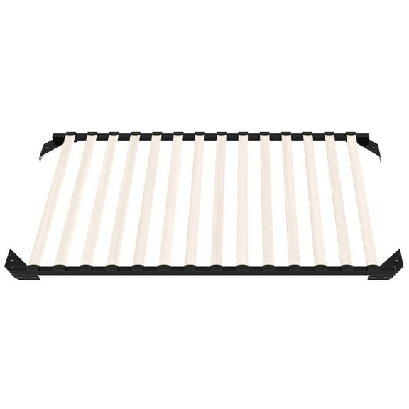Nexera Bed Slat Replacement Board and Rails Black Color