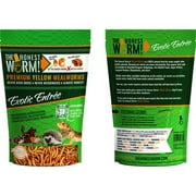 The Honest Worm 32733 7 oz Exotic Entree Mealworms - Yellow