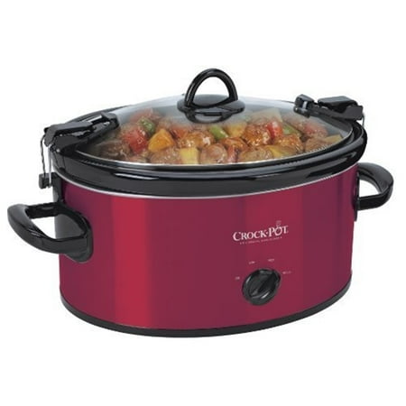 Crock-Pot 6-Quart Cook & Carry Manual Slow Cooker, SCCPVL600-R