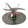 thumbnail image 4 of 3 Pack Stainless Steel Cutter Blade Replacement Part 164160 Compatible with Oster Pro 1200 Blenders, 4 of 6