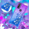 thumbnail image 4 of Funda para Motorola Moto G Pure Transparente con Brillos Carcasa Protectora Antigolpes con Glitter Brillante, 4 of 5