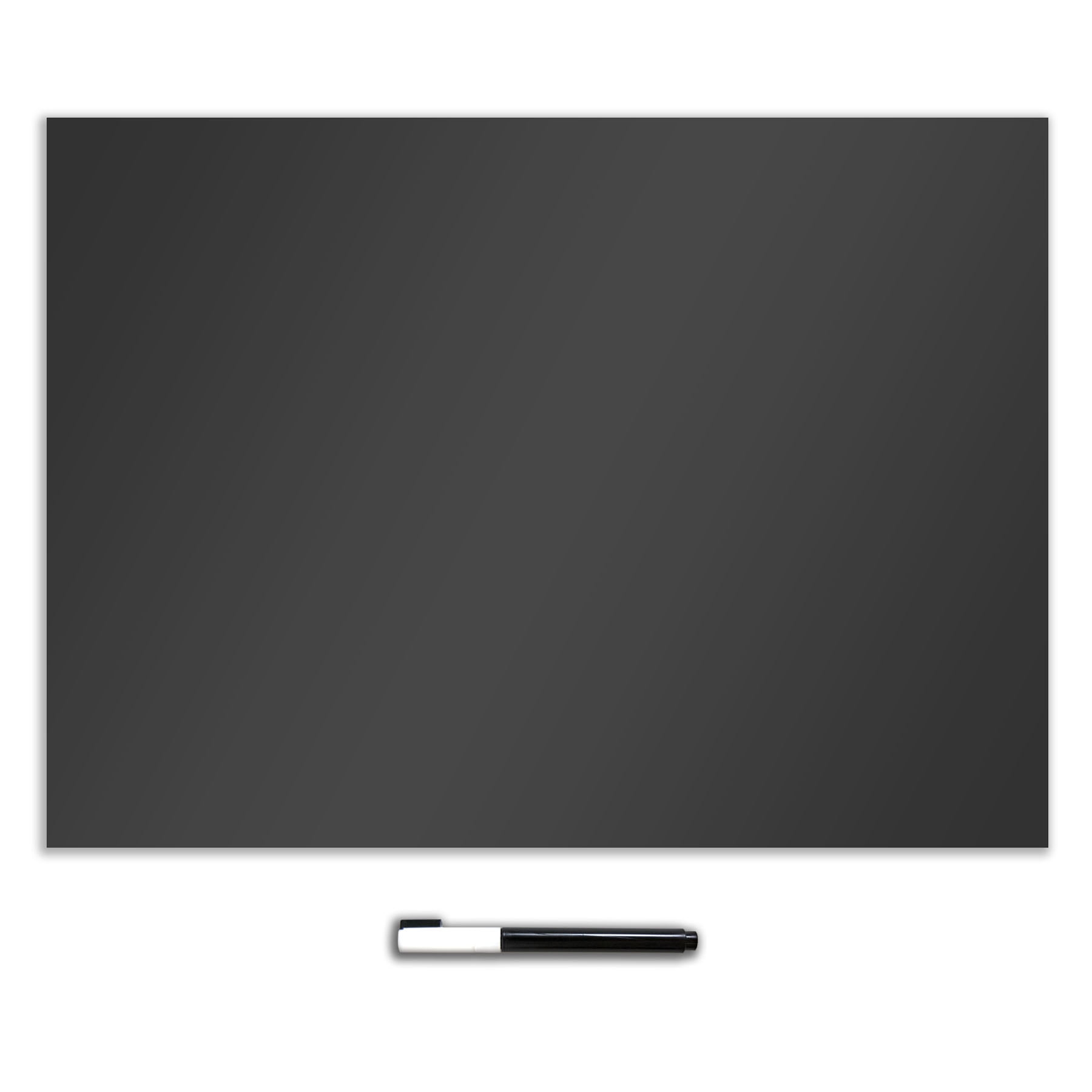 Wall Pops! Dry Erase Board Decal 17.5" x 24" - Charcoal Chalk Board