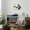 thumbnail image 4 of Art.com Robot Stretched Canvas Print Wall Art by Banksy, 32" x 24", 4 of 4
