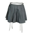 thumbnail image 6 of Calsunbaby Women s Y2K Cargo Mini Pleated Skirts Sexy Low Waist A-line Short Skirts Streetwear, 6 of 7