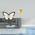 thumbnail image 2 of Reloj De Pared Acrílico Con Forma De Mariposa Y Estatua De Resina De Serpiente De Dibujos Animados, Centro De Mesa Decorativo Para Oficina, Comedor, Habitación Infantil, Dormitorio, Regalo De, 2 of 8